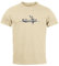 Neverless® Herren T-Shirt Bär Familie Kanu Outdoor Fashion Streetstyle Natur XL
