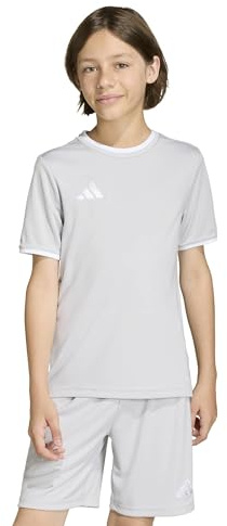adidas Unisex-Kids Entrada26 Jersey, Team Light Grey/White, Medium