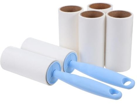 UPKOCH 8piezas Rodillo Quitapelusas para Coche Reutilizable Limpiador de Pelusas Portátil Herramienta con Rodillo para Quitar Pelos de Mascotas de Ropa Muebles Suelos