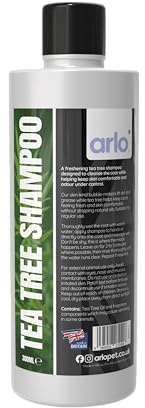 Tea Tree Shampoo for Animals 300ml – Gentle Freshening Coat Cleanser – Helps Control Odour & Keep Skin Comfortable – Suitable for Regular Use