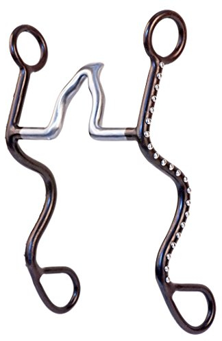 Westernsteigbügel Metalab Antik Finish, Shank Löffel Kathedrale Werkzeug Pferd Bit