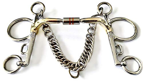 Pelham Snaffle Copper Barrel German Silver Horse Bit (5)