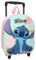 mybagstory Trolley – Stitch – 3D – Rosa – Kinder – Schule – Grundschule – Kindergarten – Schulranzen für Mädchen – Größe 32 cm – verstellbare Träger – Rollen – Geschenkidee, rot, 32 cm x 26 cm x 11 cm