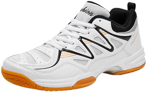 Leichtrit Zapatos De BáDminton,Zapatillas Tenis,Zapatillas De Squash De Voleibol Ligero Antideslizante Zapatillas De Tenis Hombre Zapatos Deportivos Transpirable para Mujer Hombre Deportes