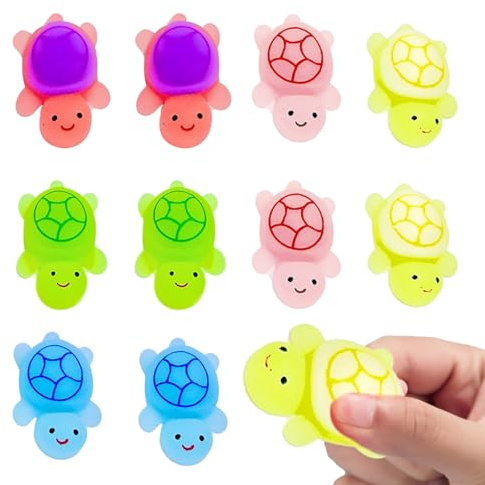 Palline Antistress Bambini, Smavles Giocattoli da Decompressione Palline, Palla da Stress Squeeze Toy Kawaii Giocattoli da schiacciare Mini Squishies Soft Squeeze Toy(10 Pezzi)