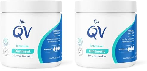 QV Intensive Ointment (450g) Soothing Moisturiser for Extremely Dry and Sensitive Skin, Rich Intensive Balm, Fragrance Free, Noncomedogenic, Sting Free Skin Care for Eczema, Psoriasis, Dermatitis