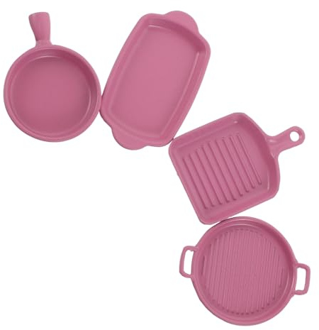 TOYANDONA Set de Vaisselle Miniature pour Maison de Poupée Plats et Plateaux de Cuisson Miniatures pour Accessoires de Cuisine Décoration pour Jeu Imagination et Bricolage