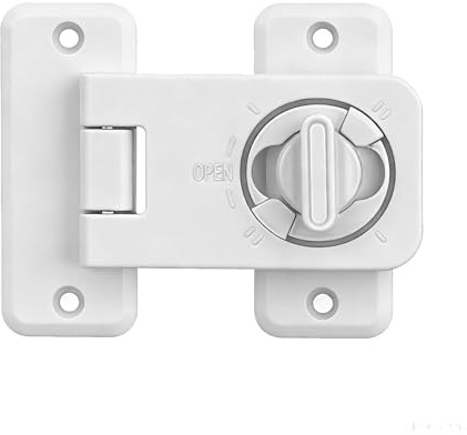 Vesidoloy Refrigerator Lock,Keyless Child Proof Safety Rotating | Freezer Lock to Keep Door Closed - for Household Kitchen Pantry Door Cabinet Drawer Oven RV Kids Pet Security