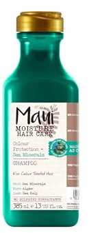 Maui Moisture Colour Protection Sea Minerals Locken Shampoo, reichhaltiges Haarshampoo mit wertvollen Meeresmineralien, feuchtigkeitsspendende Haarpflege für coloriertes Haar, vegan* (385 ml)