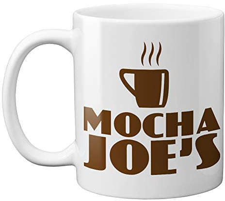Mocha Joe's Coffee Shop - Café Latte Cappuccino 11 oz. Mug