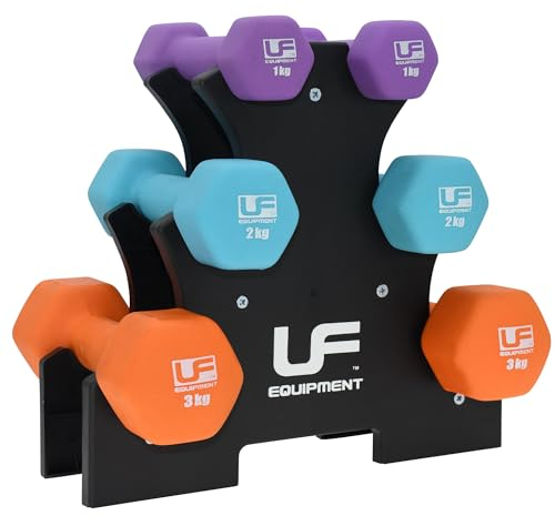 Urban Fitness 12Kg Dumbbell Tree Set