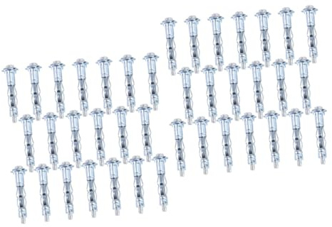 SOLUSTRE 40 Stk schrauben wandverkleidung wand polsterung dübel für gipskarton Gipskarton-Befestigungsschraube Beton Gipskartondübel Befestigungsschraube Teile für Heimhardware Stahl