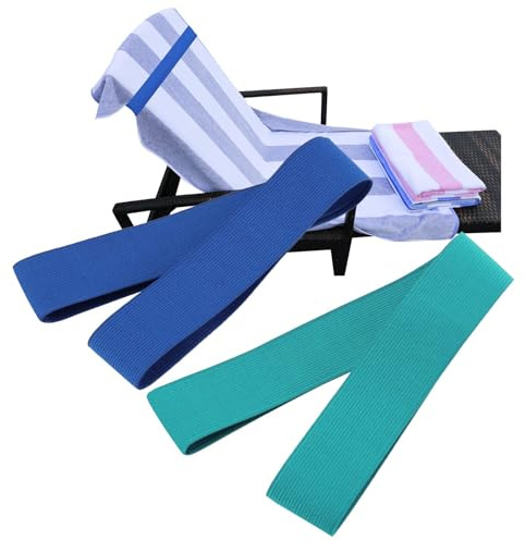 Cinghie per Telo da Mare, Spiaggia Bande Telo, Cinghia da Spiaggia per Sedia A Sdraio, porta asciugamani portatili, per Sedie da Spiaggia, Piscina, Crociera, Campeggio (2PCS)