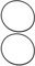 Briny River 2pcs Guarnizione Di Tenuta Della Pompa Filtro O-ring P61733/P6025 Compatibile Con Bestway Flowclear Gli Accessori Per Piscine