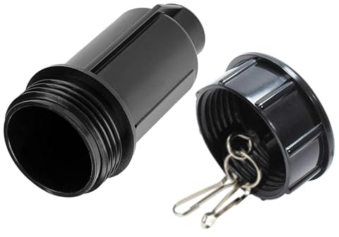 Conservazione per chiavi – Contenitore nascosto a testa di irrigatore, organizer resistente alle intemperie per oggetti di valore, facile accesso, soluzione per carte, denaro, gioielli