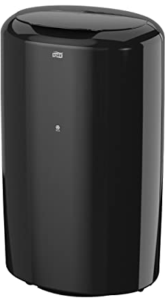 Tork 563008 Abfallbehälter B1 / Stabiler Mülleimer ansprechendem Elevation Design Flexibel montierbar, 50 L, Schwarz