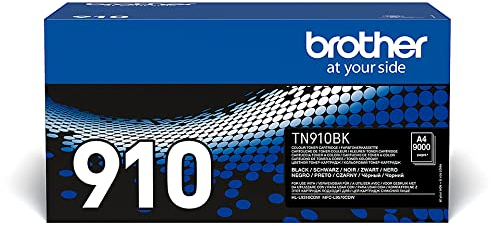 Brother TN910BK Original Ultra-Jumbo-Tonerkassette TN-910BK schwarz (für Brother HL-L9310CDW, HL-L9310CDWT, HL-L9310CDWTT, MFC-L9570CDW, MFC-L9570CDWT) 9000 Seiten
