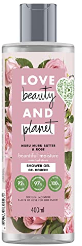 Love Beauty And Planet, Feuchtigkeitsspendendes Duschgel, für alle Hauttypen, vegan, 400 ml Flasche
