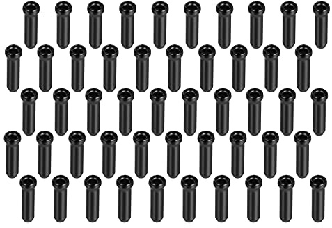 A ABSOPRO 50pcs Cykelbroms Kabel Huva Cykel Broms Kabel Huva Svart