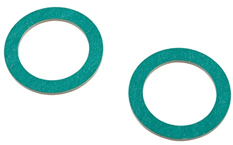 Sanitop-Wingenroth Dichtungssatz für Verschraubungen und Überwurfmutter, 2-teiliges Set, 27 x 38 x 2 mm, Dichtungssortiment, Faserdichtung, Asbestfrei, 253338