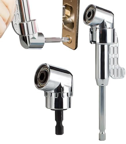 Trapano ad angolo retto | Trapano ad angolo retto 105° per trapano ad angolo retto, per trapano, utensili elettrici, set di punte multifunzione per viti elicoidali