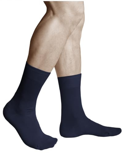 vitsocks Men's Thin Pure 100% COTTON Lightweight Socks (3 PAIRS) Fine Breathable Ultra Light Everyday Summer Mid Calf