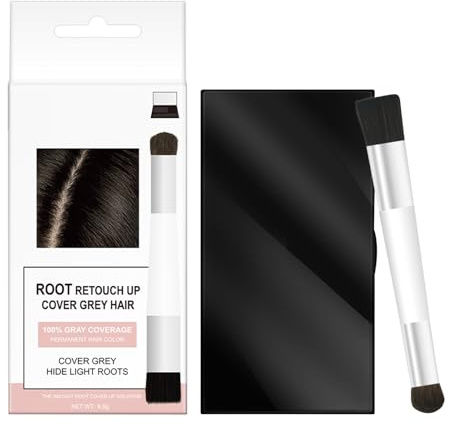 Polvo de raíz del pelo, 6,5 g, cobertura de color para raíces visibles | Recarga multifuncional del cabelludo contra las zonas claras y cobertura de canas con efecto de volumen instantáneo
