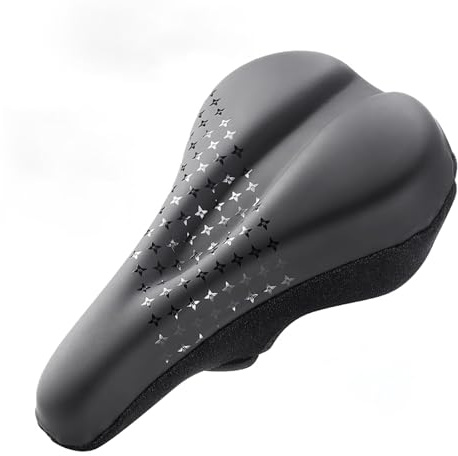 Bike Seat Cushion for Haibike Trekking 7.0 Haibike XDURO AllMtn 10.0, Soft Comfy Bicycle Seat Cover, Gel Bike Seat Cushion Cover for Women & Men, Ergonomic Bicycle Saddle Cover,C