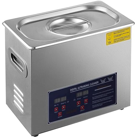 TOPDEEP 10L Ultraschallreinigungsgerät, 240W Ultraschall Professioneller digitaler Labor-Ultraschallreiniger mit Heizfunktion und Timer zur Reinigung von Bauteilen und Instrument