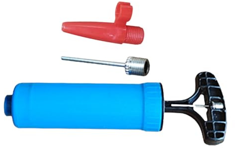 Yhsioaklo Pompa ad aria per palloni – Pompa manuale Sport | Pompa manuale per pallacanestro pallavolo pallavolo pallamano portatile leggero con ugello ago per campeggio all'aperto