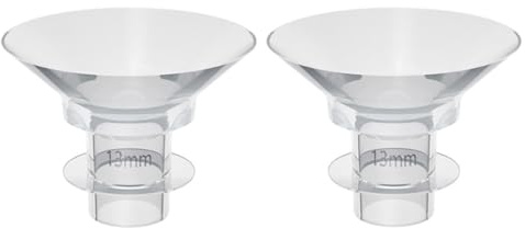 TOYANDONA Kit de 2 Inserts de Bride en Silicone pour Tire-lait Sûrs et Faciles à Saisir Taille 13mm Accessoires Compatibles pour Usage Quotidien