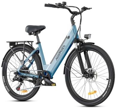 HillMiles Vélo Électrique Adulte 26,Autonomie 100km,7 Vitesses