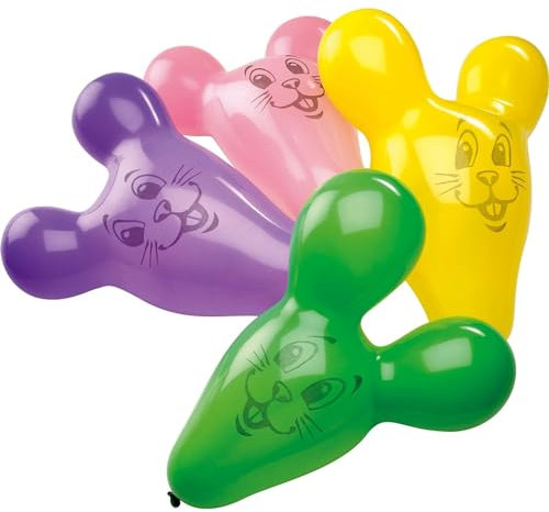 Amscan INT995787 - Latexballons Riesenmäuse, circa 56 cm, Geburtstag, Heliumballon