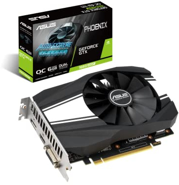 ASUS Phoenix GeForce GTX 1660 SUPER OC Edition 6 GB GDDR6 High Performance Gaming Perfect for Small & Compact Systems PH-GTX1660S-O6G