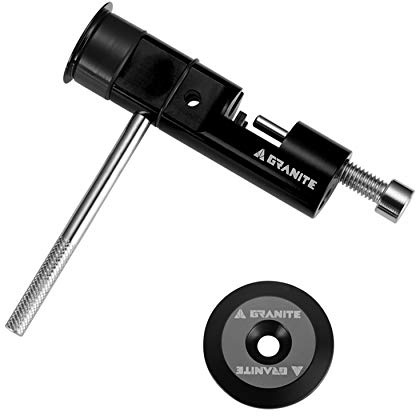 Granite Stash Kit d'outils pour chaîne de vélo - Ensemble d'outils de réparation de chaîne de vélo - Se range dans le guidon (Noir)