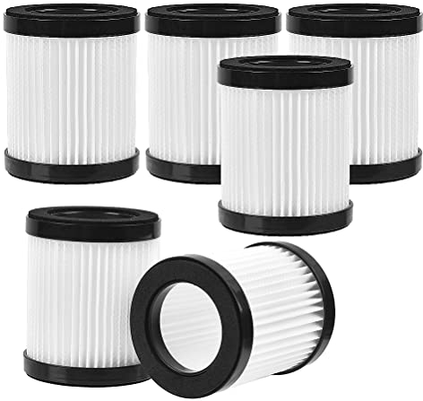 6 Pack Filter Replacement for MOOSOO XL-618A, Filter Replacement For Beldray BEL0776/BEL0813/BEL01171, Washable Reusable Vacuum Cleaner Accessories
