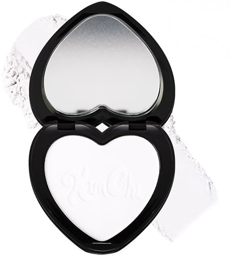 KimChiChic Beauty Almost Catfished Micro Pressed Powder - Brightening Under Eye Setting Powder, Reduces Dark Circles, No Flashback, That White Powder