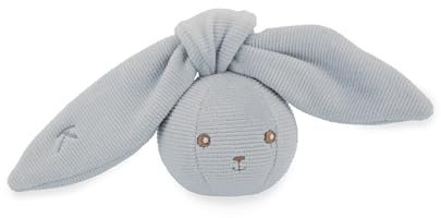 KALOO - Lapinoo - Hasen-Rasselball - 6 cm - Blau - Babyball aus Velours - Sehr weiches Material - Ab Geburt, K218024