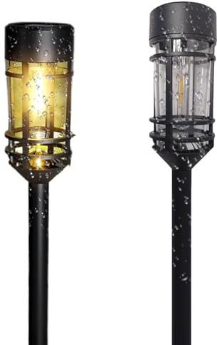 Luci percorso esterno, luci del percorso a energia solare,Luci a energia solare per il percorso | Lampada di a contazione del giardino decorativa per patio, prati, cortile, percorsi