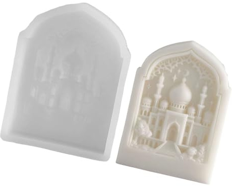 OOLA.DETAL Flexible Moons Candle Silicone Casting Mold For Chocolate Molding Easy Demolding Reusable Crafting Suppli