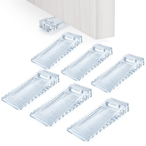Oderra Puerta de Suelo de PVC Transparente