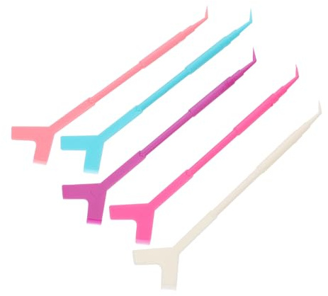 Mobestech Strumenti per Permanente e Laminazione Ciglia 50 Pezzi, Pettine Separatore e Scovolino Y per Sollevamento Ciglia, Accessori Multicolore per Saloni di Bellezza e Uso Colore Casuale