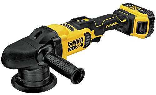 DEWALT 20V MAX XR Cordless Polisher Kit, Variable-Speed, Random Orbit, 5-Inch (DCM848P2)