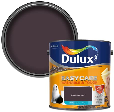 Dulux Easycare Washable & Tough Matt Emulsion Paint - Decadent Damson - 2.5L