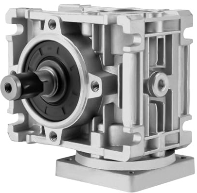 Schneckengetriebe Untersetzungsgetriebe Übersetzung 10:1 Vierkantflansch Getriebe RV030 für Nema23 Schrittmotor/Servomotor