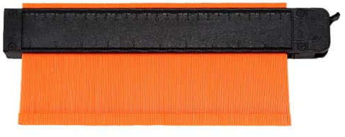 Herramienta de perfil de calibre de contorno,Herramienta de calibre de perfil - Regla de contorno para pisos de baldosas con escalas en pulgadas y cm,Herramientas de medida de carpintero para mejoras