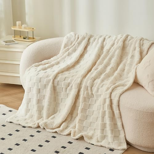 GKXLH Manta de Forro Polar de Algodón Suave - Mantas de Forro Polar Esponjosas y Mantas de Pelo, Mantas Cálidas y Cómodas para Sofás Grandes, Manta de Forro Polar Ligera para Sofá de Cama (160x200cm