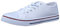 Urban Jacks Women's Canvas Trainers – Classic Low-Top Casual Plimsoll with Rubber Toe Cap-White-5