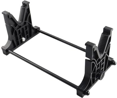 CANIS LATRANS Adjustable Rifle Maintenance Stand, Foldable Cleaning & Display Rack, Non-Slip Protective Gun Support Rest for Storage, Workshop & Bench Use