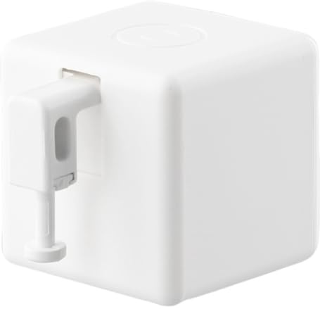 Auratrove for smart Button Pusher, for tuya WiFi Switch for for traditional Rockers with Voice Control, No Hub Required 2.4G White